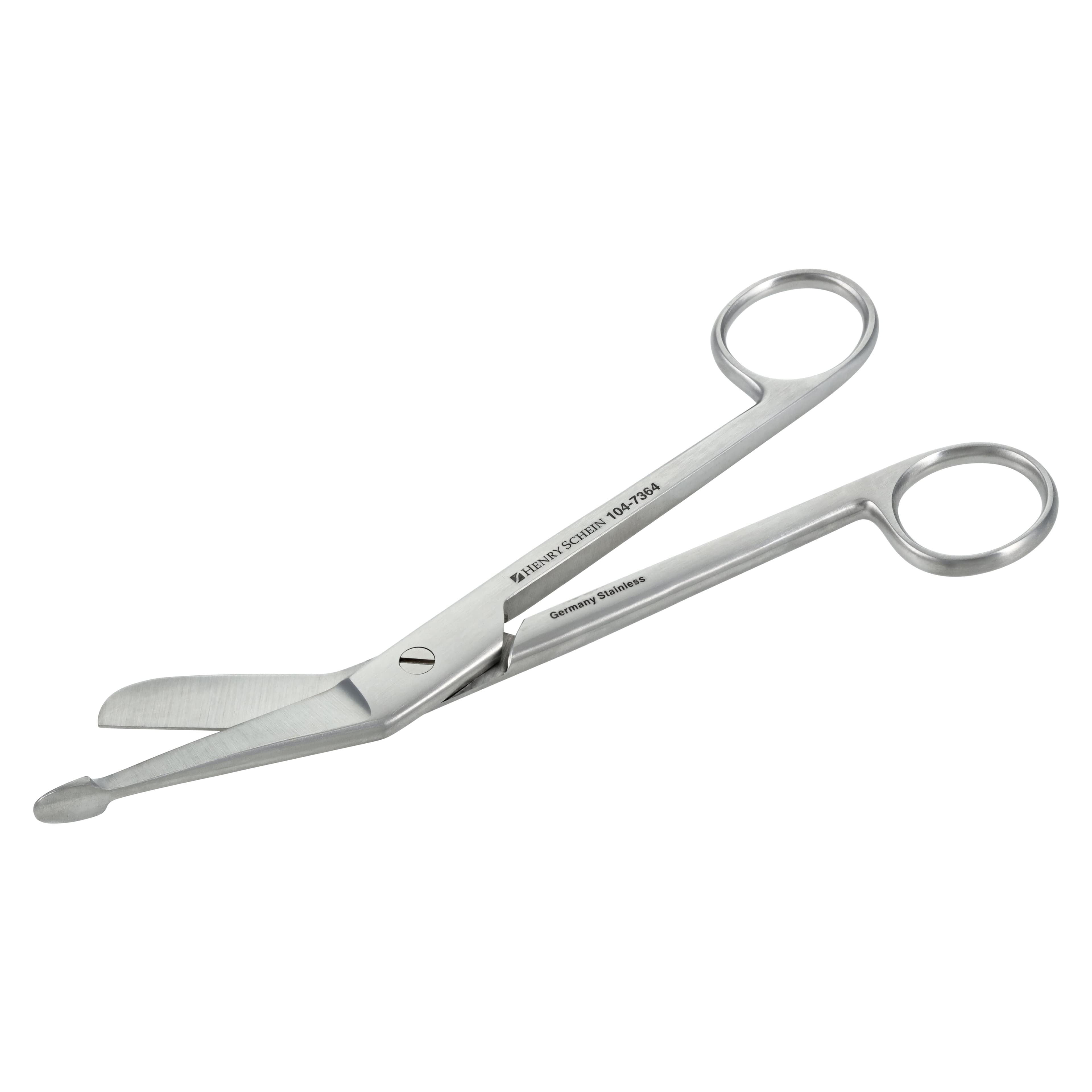 Henry Schein Lister Bandage Scissors, Angled, 7-1/4", Stainless Steel thumbnail 4
