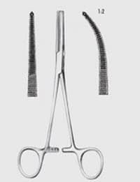 Henry Schein Crile Forcep Curved, 6-1/2", Stainless Steel, Autoclavable, Each - Forcep Crile Curved - Image 1