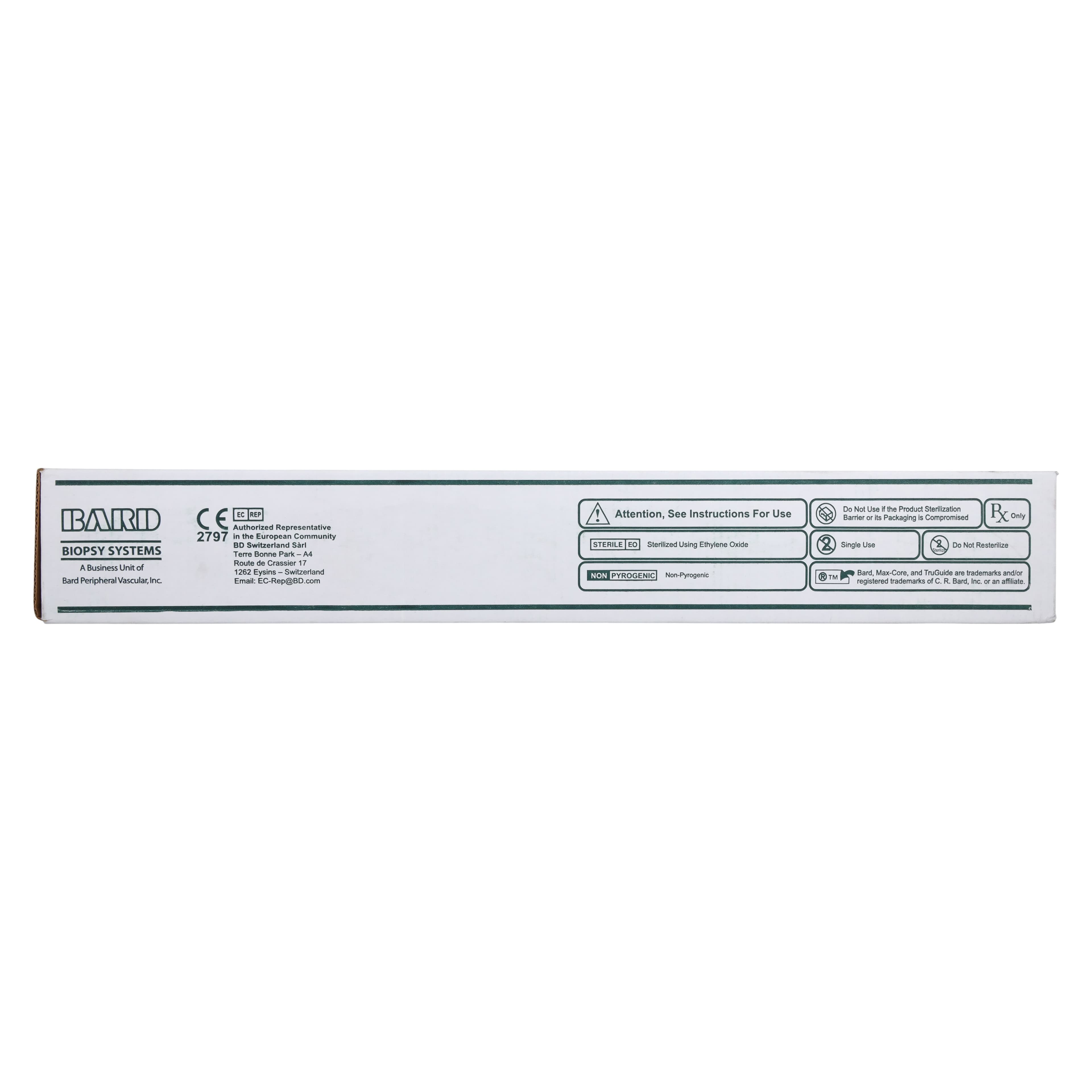 Bard MaxCore Biopsy Instrument, 18G x 10cm, Disposable Core Biopsy Needle thumbnail 5