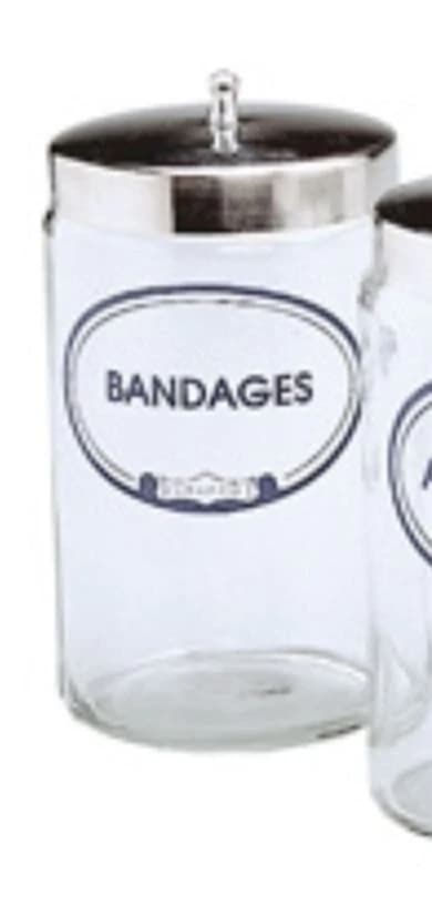 Graham-Field Bandage Jar, Glass, Clear, 2.5 gal - Jar Sundry SS - Image 1
