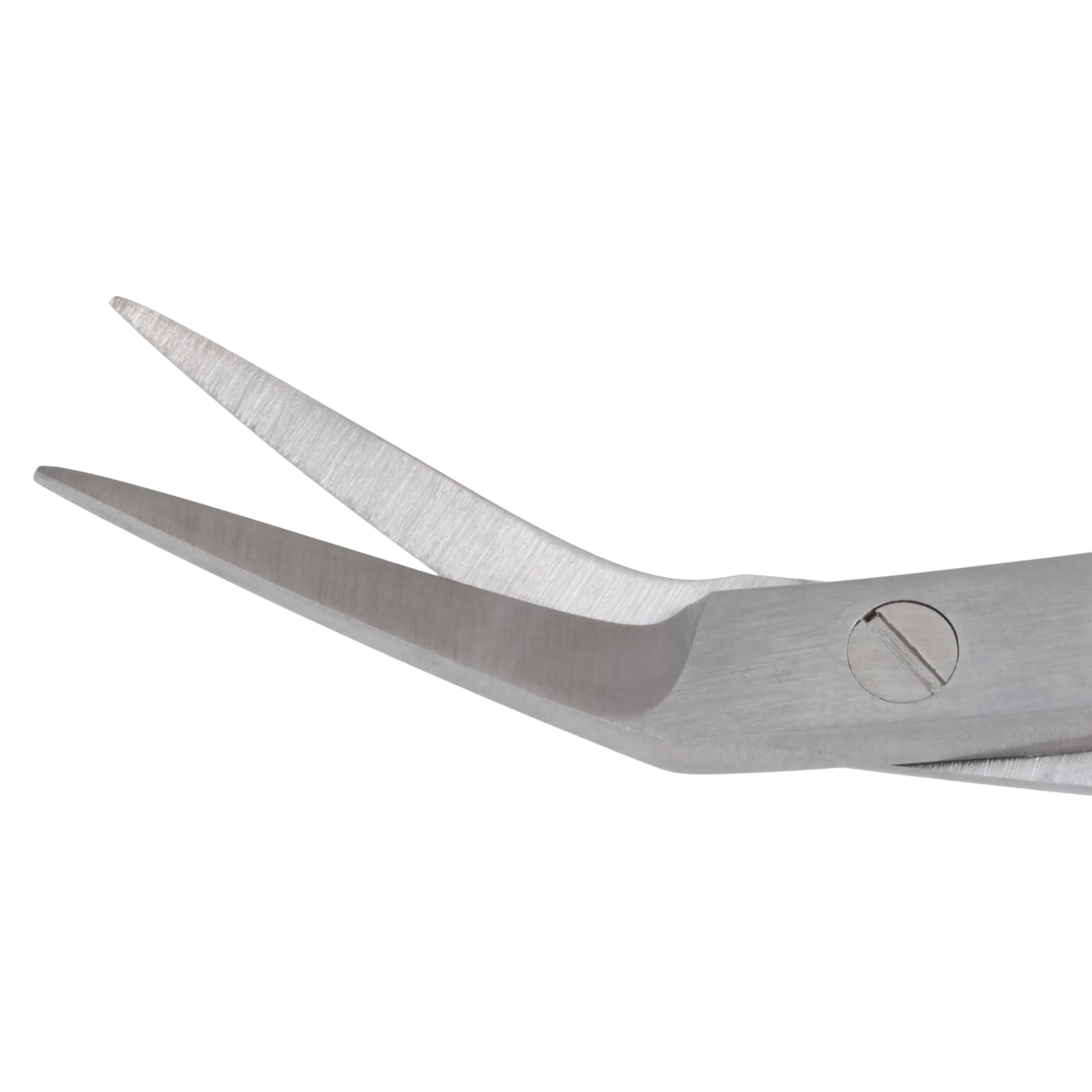 Henry Schein O'Brien Stitch Scissors, Angled, 3-1/2" (9 cm), German Stainless Steel, Each thumbnail 3