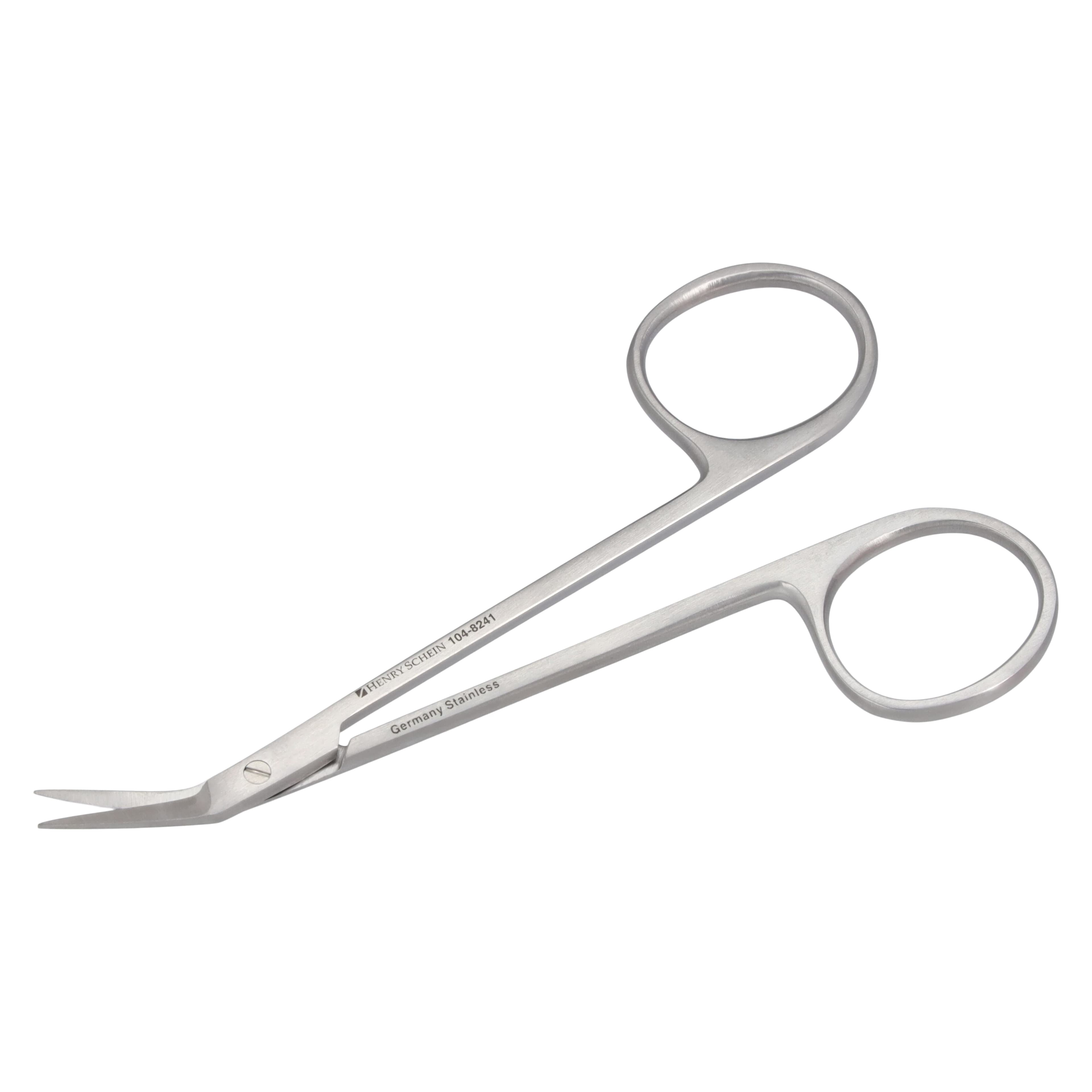 Henry Schein O'Brien Stitch Scissors, Angled, 3-1/2" (9 cm), German Stainless Steel, Each thumbnail 4
