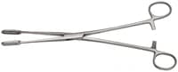 Henry Schein Fletcher Sponge Forceps, Straight, 9-1/2" Stainless Steel, Autoclavable, Each thumbnail 2