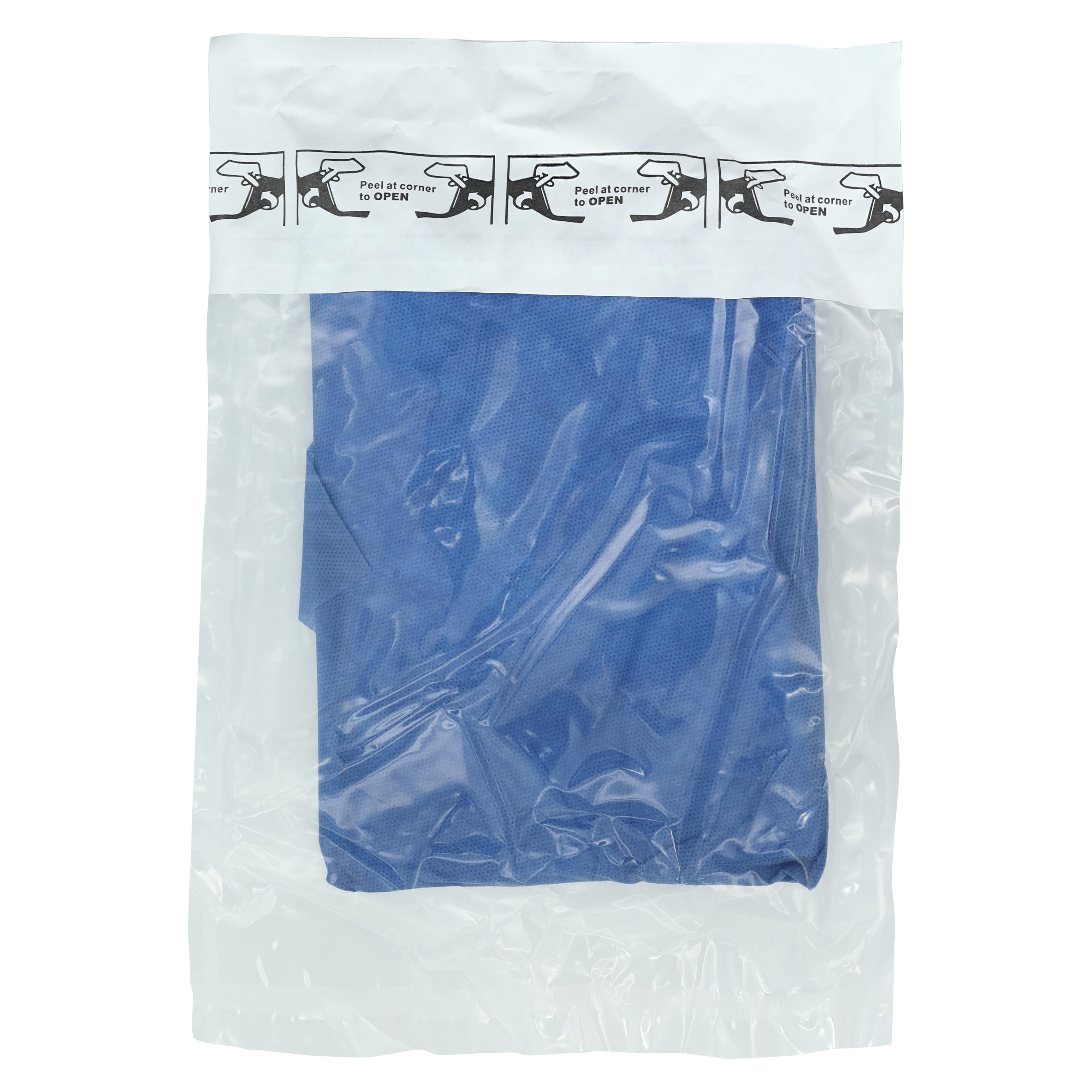 Medline Sterile Half Drape Sheet, SMS, 40" x 58" (102 x 147 cm), Non-Fenestrated, 20/Cs thumbnail 2