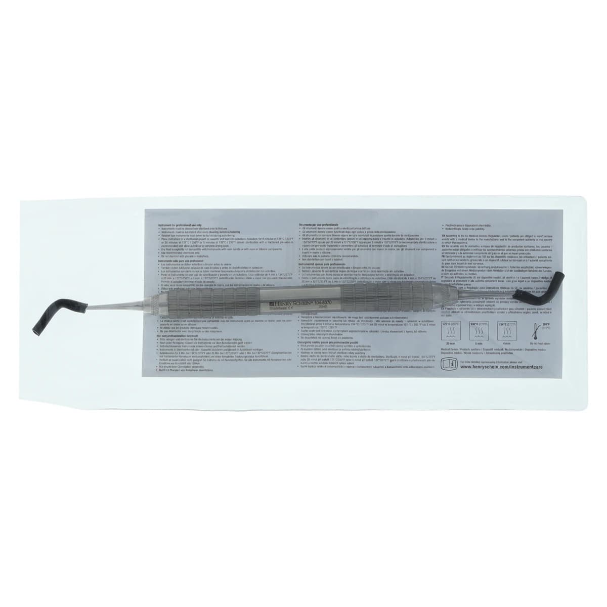 Henry Schein MaxiGrip Sickle Scaler Double End 204S, 9.5 mm, Stainless Steel, Each thumbnail 3