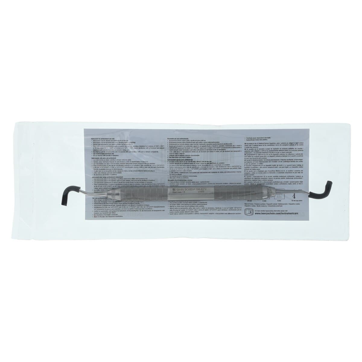 Henry Schein MaxiGrip Sickle Scaler Double End U15/30, Stainless Steel, 9.5 mm, Each thumbnail 3