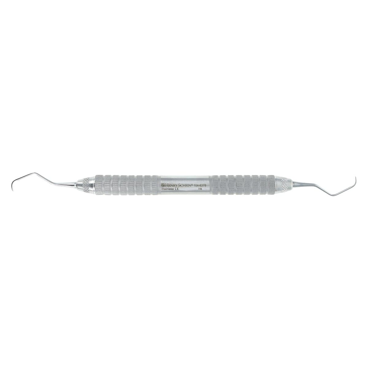 Henry Schein MaxiGrip Gracey Curette Double End 7/8, 9.5 mm, Stainless Steel, Each thumbnail 2
