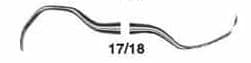 MaxiGrip Gracey Curette Double End 17/18, 9.5 mm, Stainless Steel, Each thumbnail 2
