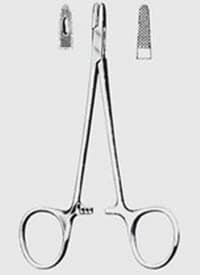 Henry Schein Derf Needle Holder, 4-3/4" Tungsten Carbide, Each - Needle Holder Derf TC - Image 1