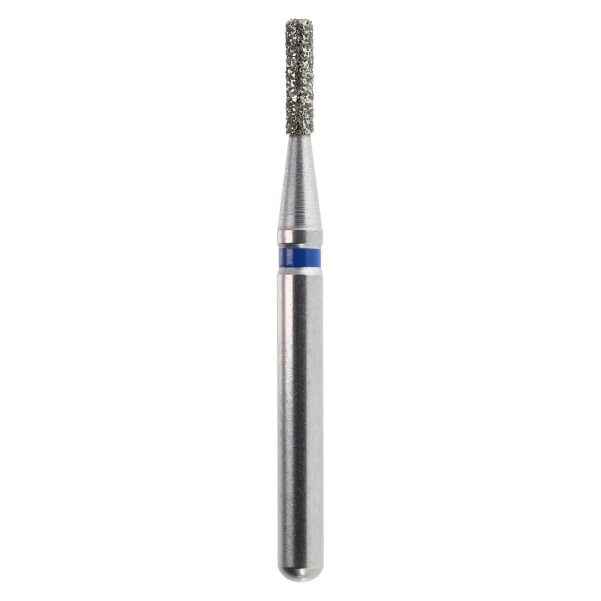 HSI Flat End Cylinder FG Diamond Burs, Single Use, Medium, 835-010M, 25/Box - HSI Flat End Cylinder FG Diamond Burs, Single Use - Image 1