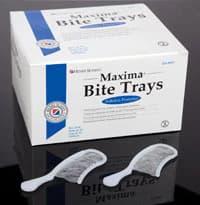 Maxima Bite Trays, Dual Arch, Sideless, Posterior, 50/Box thumbnail 2