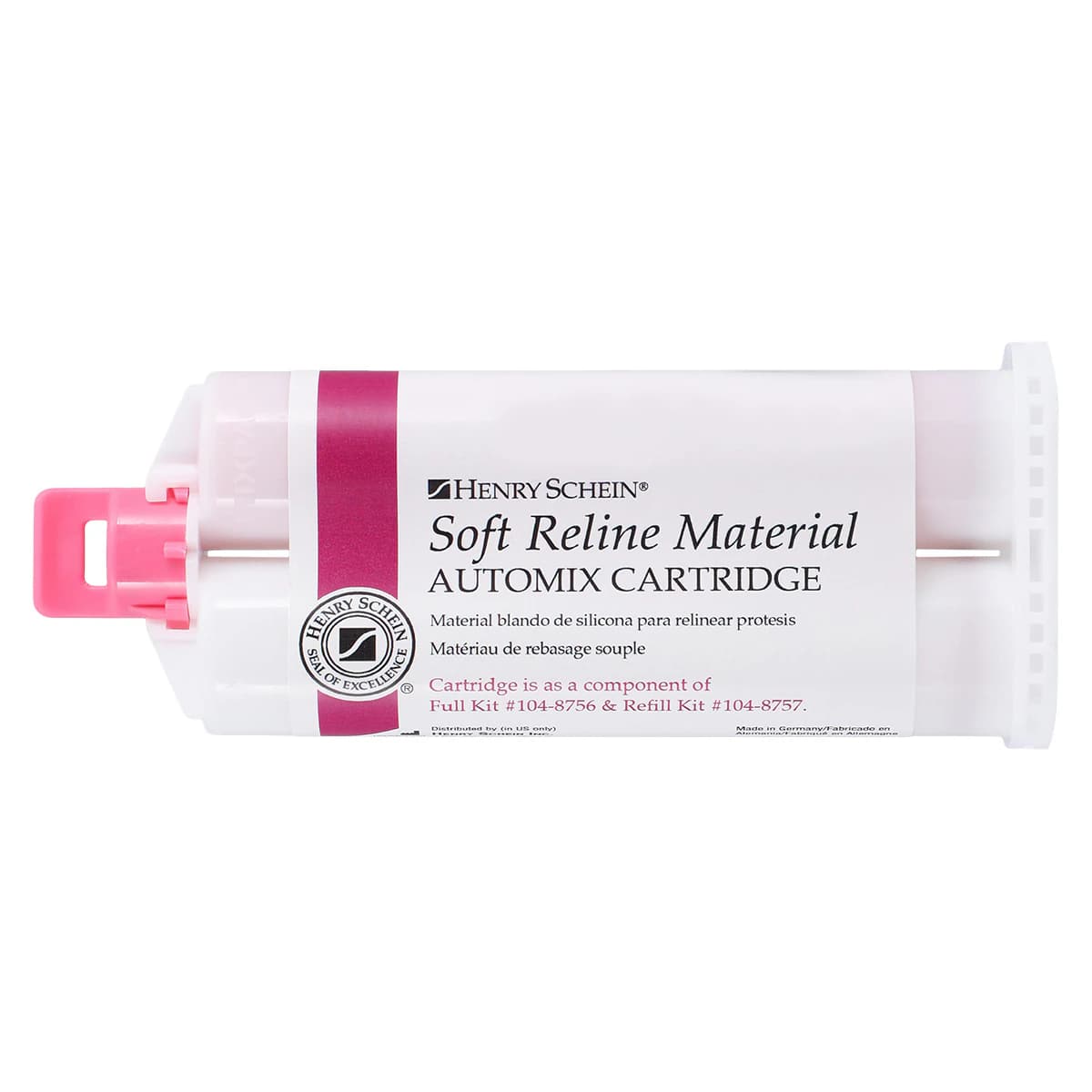 Soft Reline Material Refill, Automix Cartridge thumbnail 3