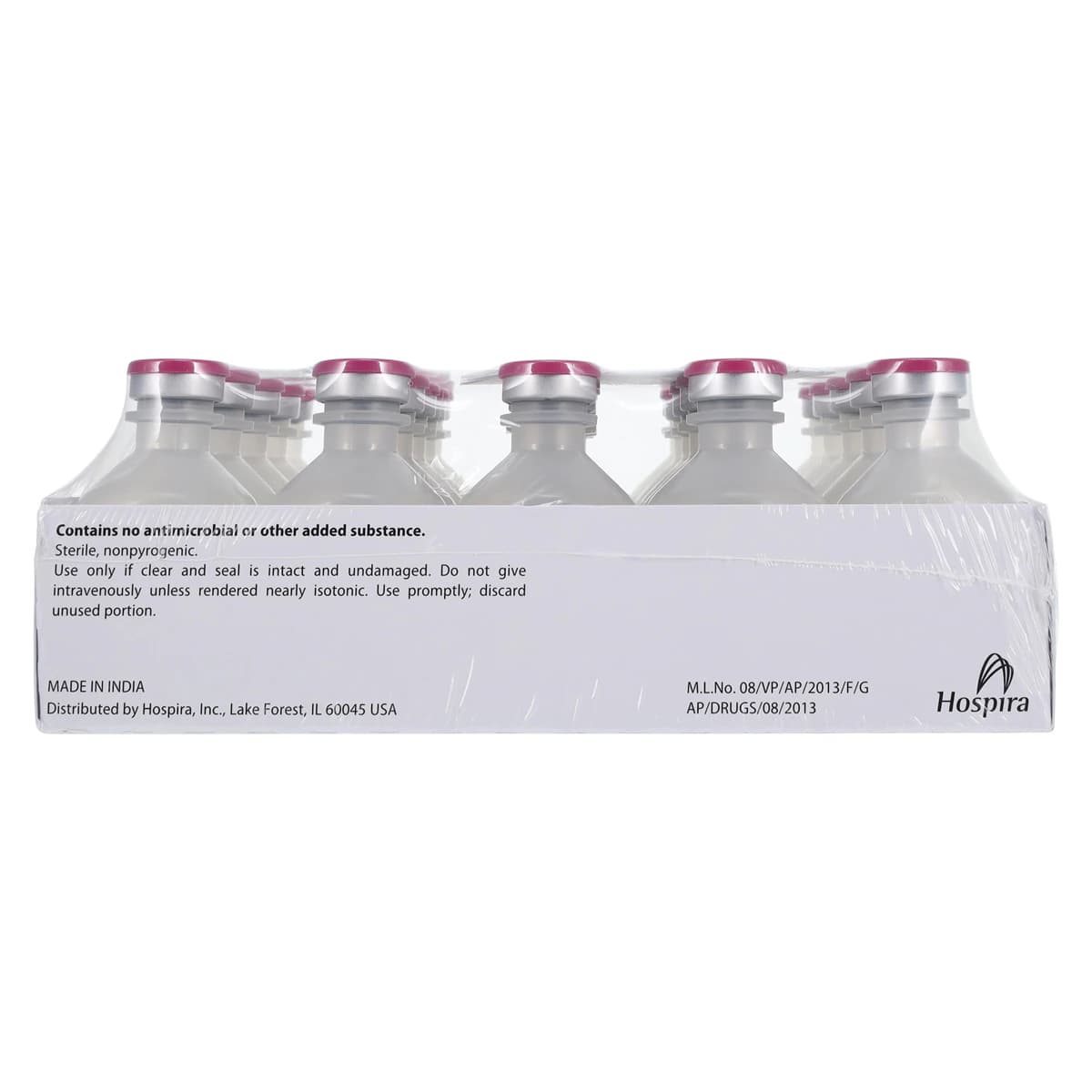Pfizer Sterile Water for Injection, Preservative-Free (PF), Single Dose Vial (SDV), 50mL, 25/Package thumbnail 4