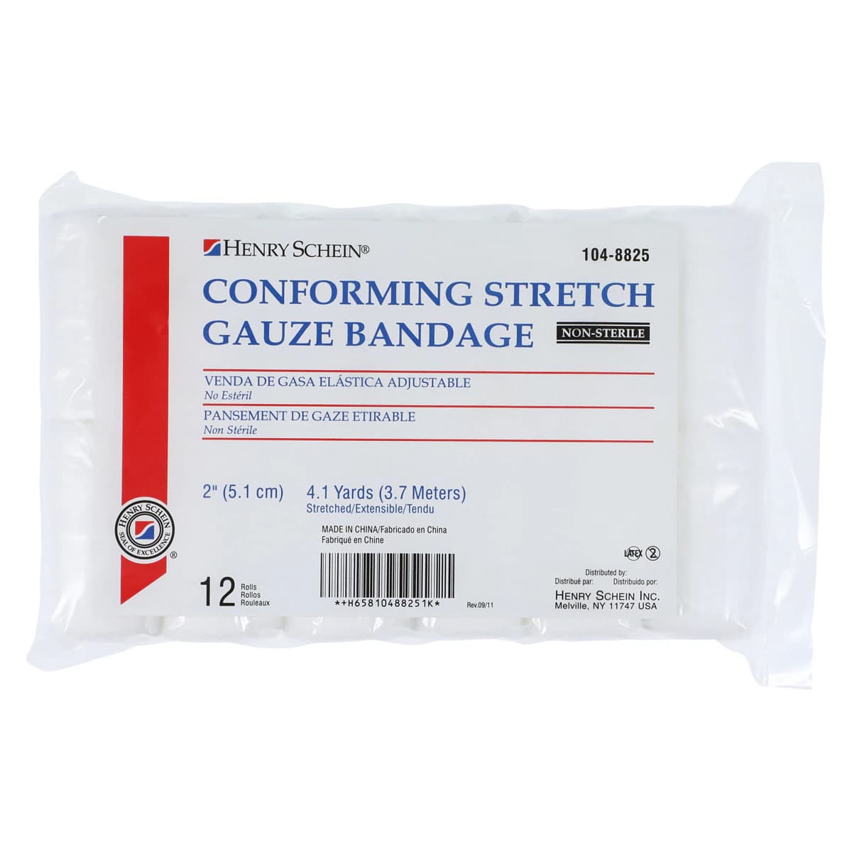 Conforming Bandage Gauze, 2" x 4.1 yd, 6 Ply, Non-Sterile, 12/Bag thumbnail 2