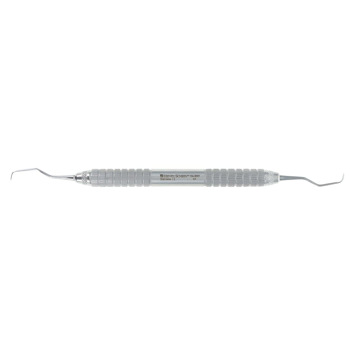 Henry Schein MaxiGrip Gracey Curette Double End 5/6, 9.5 mm, Stainless Steel, Each thumbnail 2