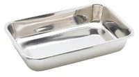 Miltex-Integra Solid Instrument Tray, Stainless Steel, 10" x 6" x 2-1/2" - Tray Instrument SS - Image 1
