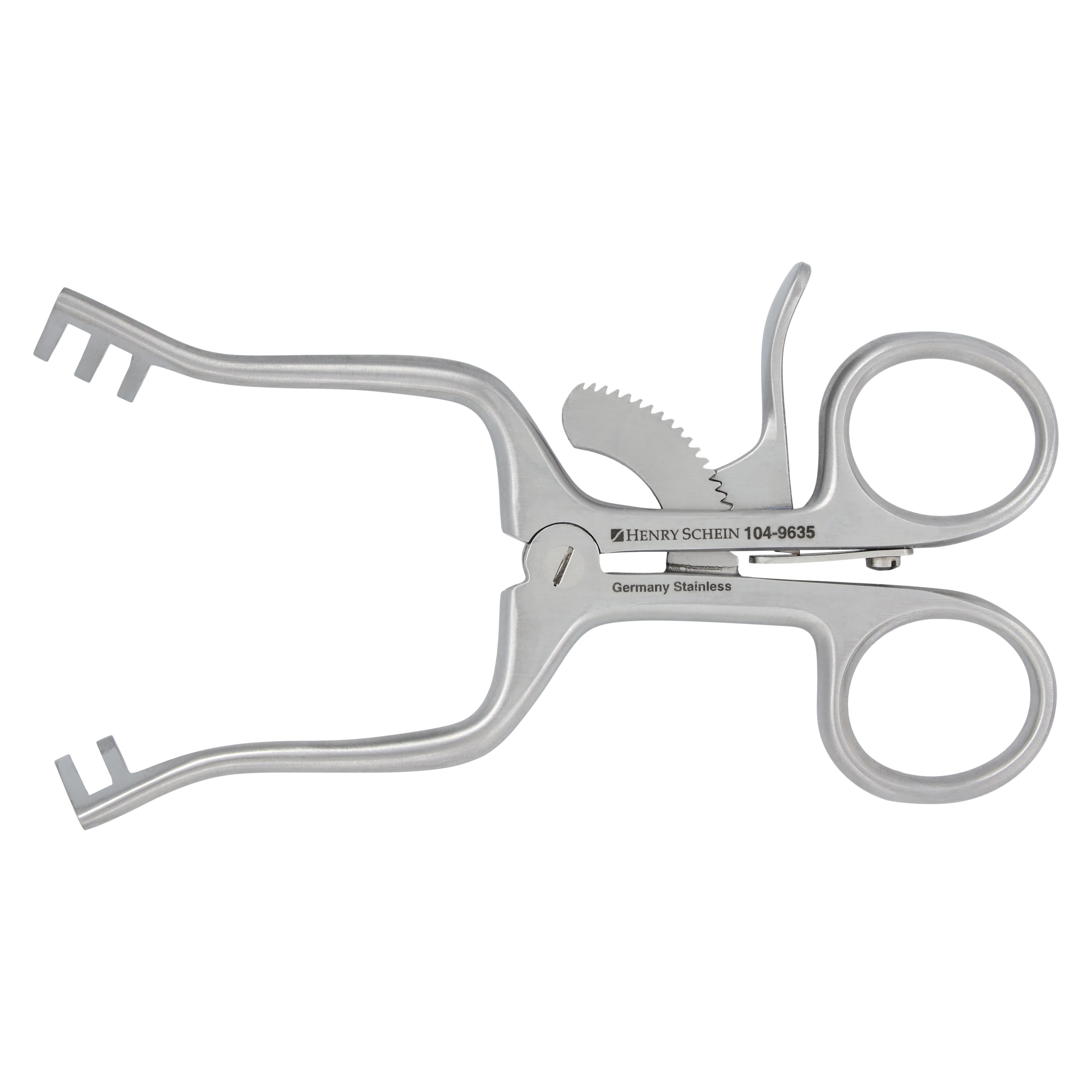 Henry Schein Weitlaner Retractor, 4", Stainless Steel, Blunt 2x3 Teeth thumbnail 5