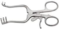 Henry Schein Weitlaner Retractor, 4", Stainless Steel, Blunt 2x3 Teeth - Retractor Weitlaner Bl 2x3T - Image 1