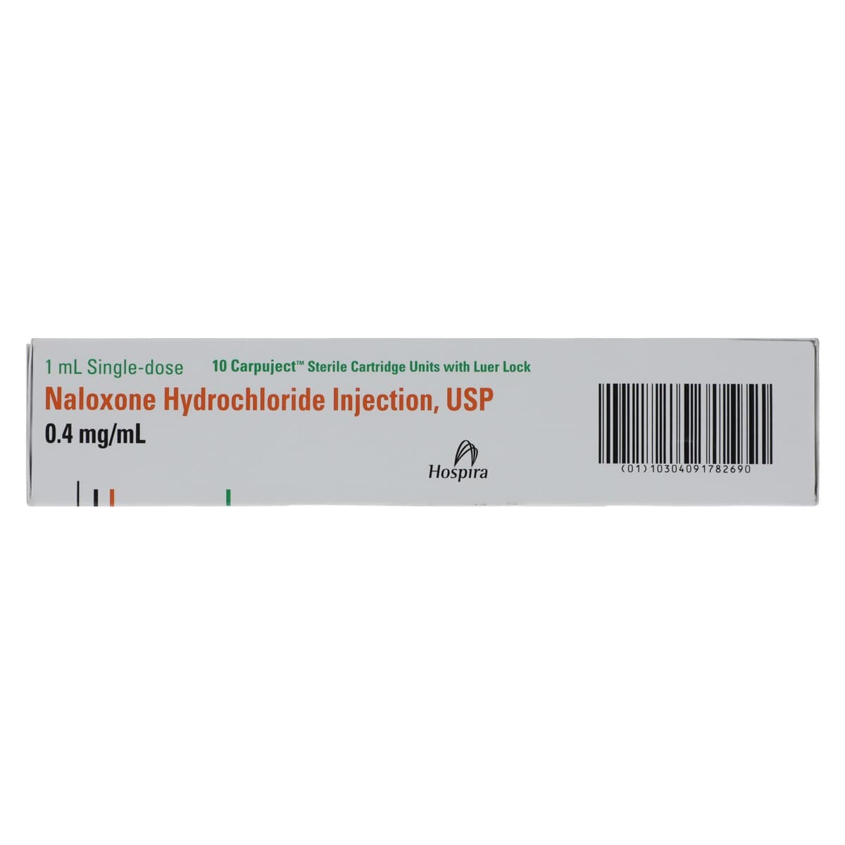 Naloxone HCl Injection 0.4 mg/mL, Carpuject Syringe, 1 mL, No Needle (Pfizer Injectables) thumbnail 5
