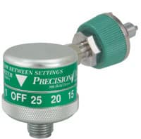Precision Medical Dial Flowmeter with Ohmeda Connection, Metal, Each - Dial Flowmeter with Ohmeda - Image 1