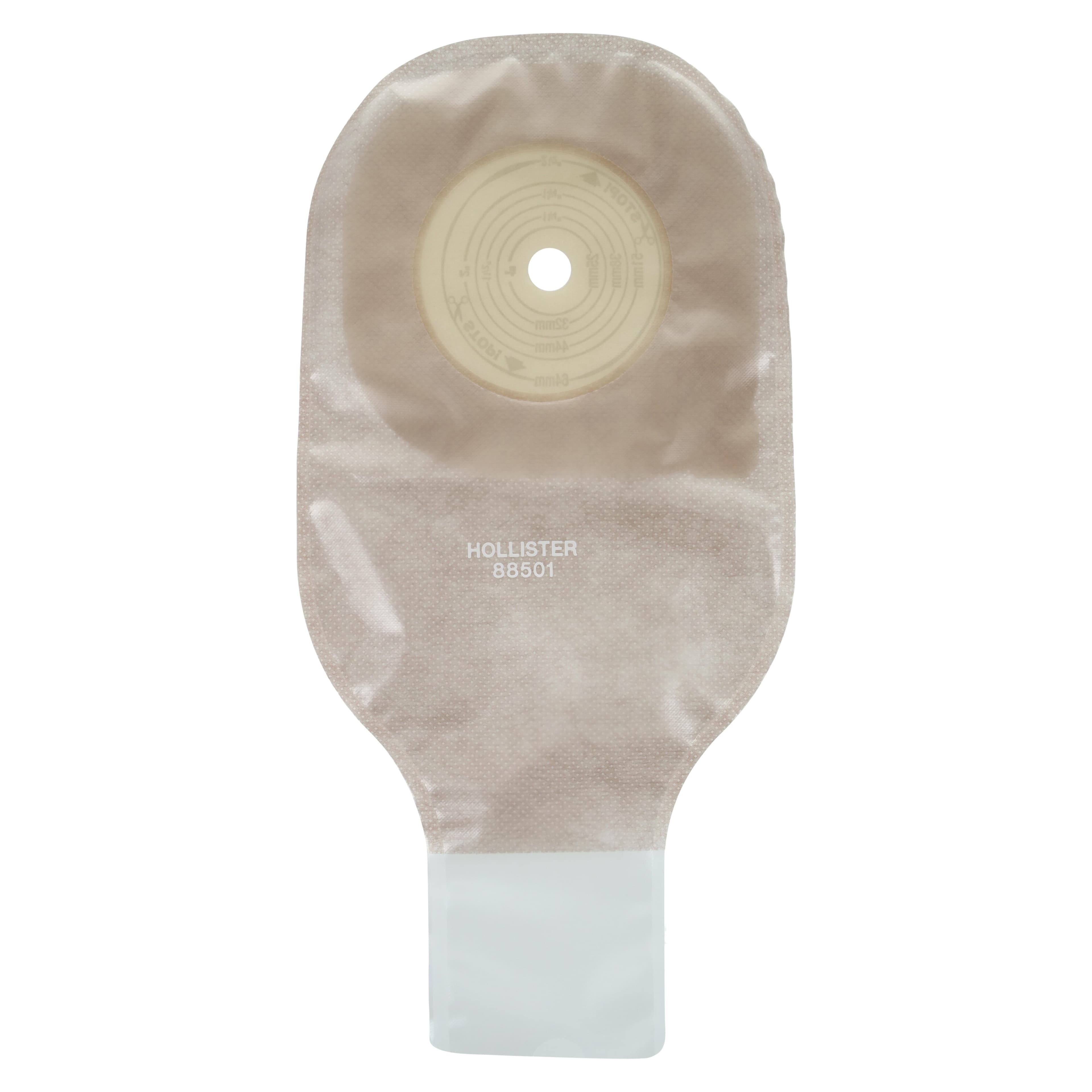 Hollister Premier 1-Piece 12" Colostomy Pouch, Ultra-Clear, Cut-To-Fit, with Clamp thumbnail 3