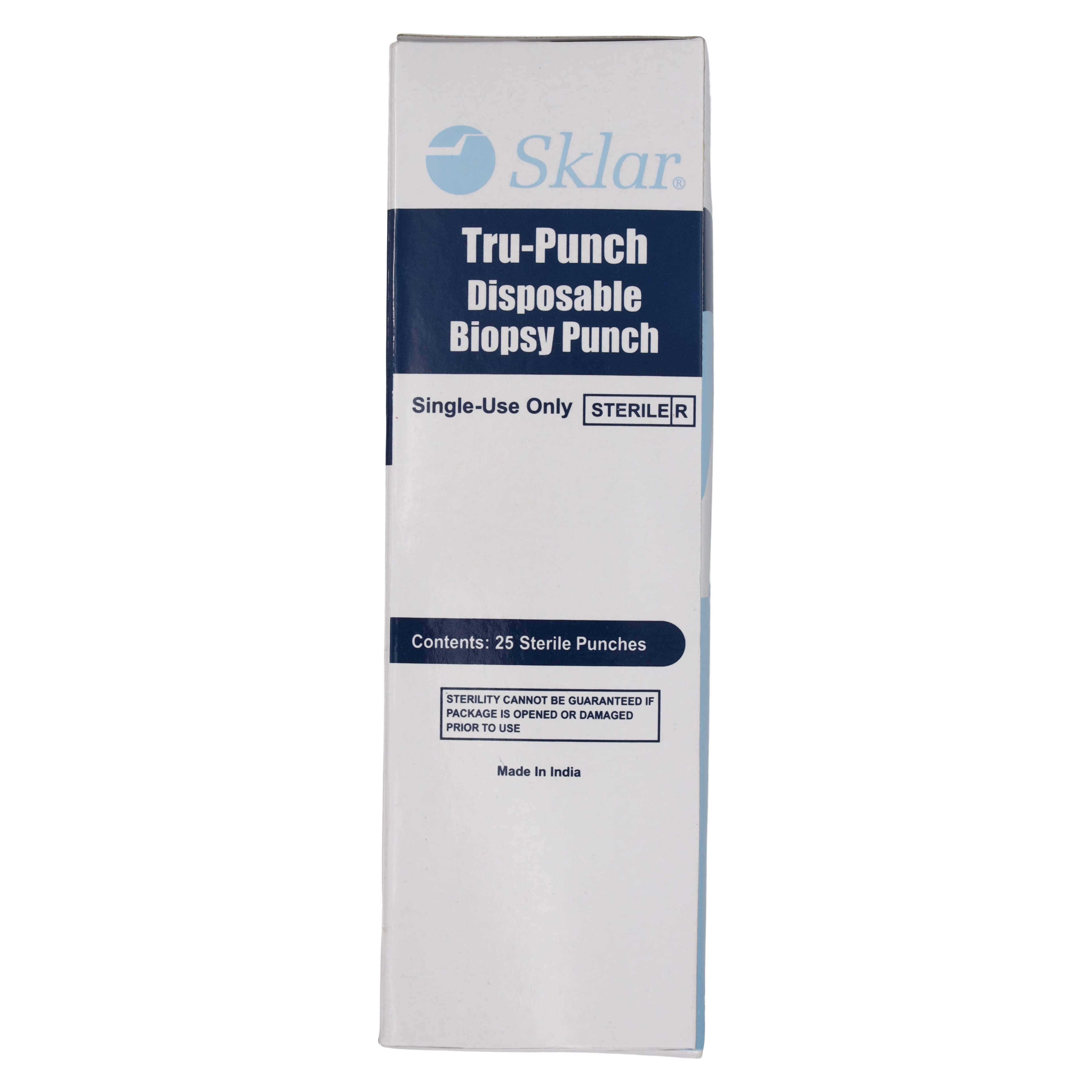Sklar Tru-Punch Dermal Biopsy Punch, 4mm, Stainless Steel Blade, Sterile, Disposable, 25/Box thumbnail 5