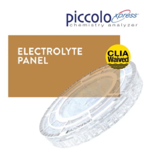 Abaxis Piccolo Xpress Electrolyte Panel Reagent Disc, CLIA Waived, 10 Discs/Box thumbnail 2