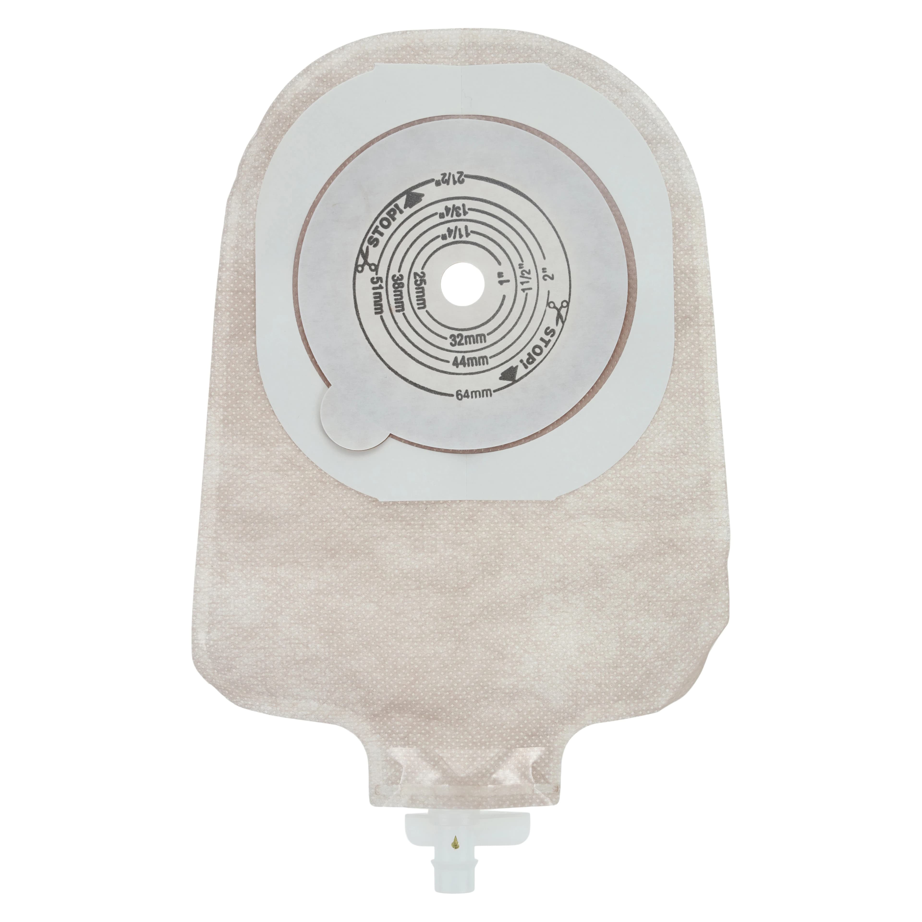 Hollister Premier 1-Piece Urostomy Pouch, Transparent, Cut-To-Fit, 2-1/2" Flange thumbnail 3