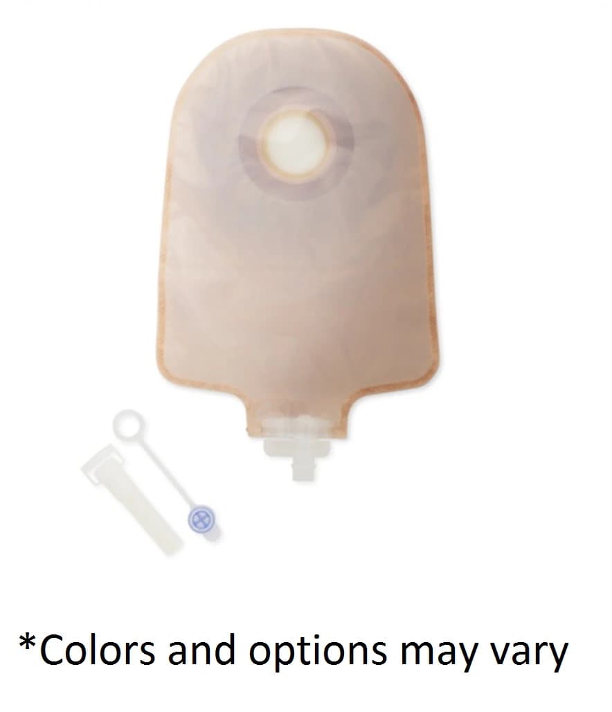 Hollister Premier 1-Piece Urostomy Pouch, Transparent, Cut-To-Fit, 2-1/2" Flange - Urostomy Pouch 2-1/2 - Image 1