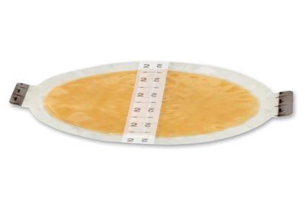 Tegaderm Hydrocolloid Dressing, Oval, 6-3/4 x 7-3/4", Sterile, Thin, Adhesive, Transparent, Absorbent, Latex-Free - Tegasorb Dressing Oval - Image 1