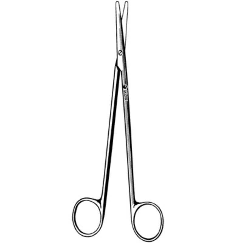 Sklar Metzenbaum-Nelson Dissecting Scissors, Straight, 9" Stainless Steel, Non-Sterile, Reusable, Each - Scissor Nelson Straight - Image 1