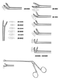 Blakesley-Wilde Ethmoid Forcep, 5" Stainless Steel, Autoclavable, Each - Forcep Wilde-Blakesley - Image 1