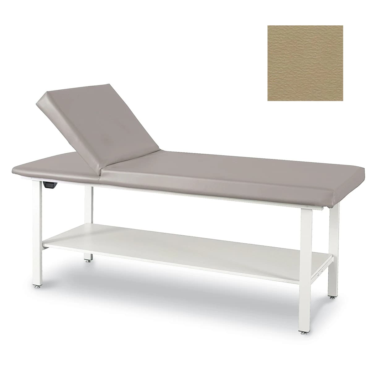Winco Mfg Treatment Table, Taupe, 400 lb Capacity - Table Treatment Taupe - Image 1
