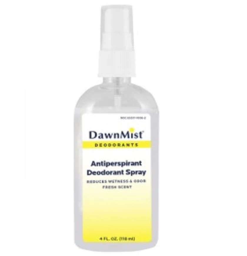 DawnMist Spray Deodorant, Fresh Scent, 4 oz Pump Spray, 48/Case - Deodorant Spray Pump - Image 1