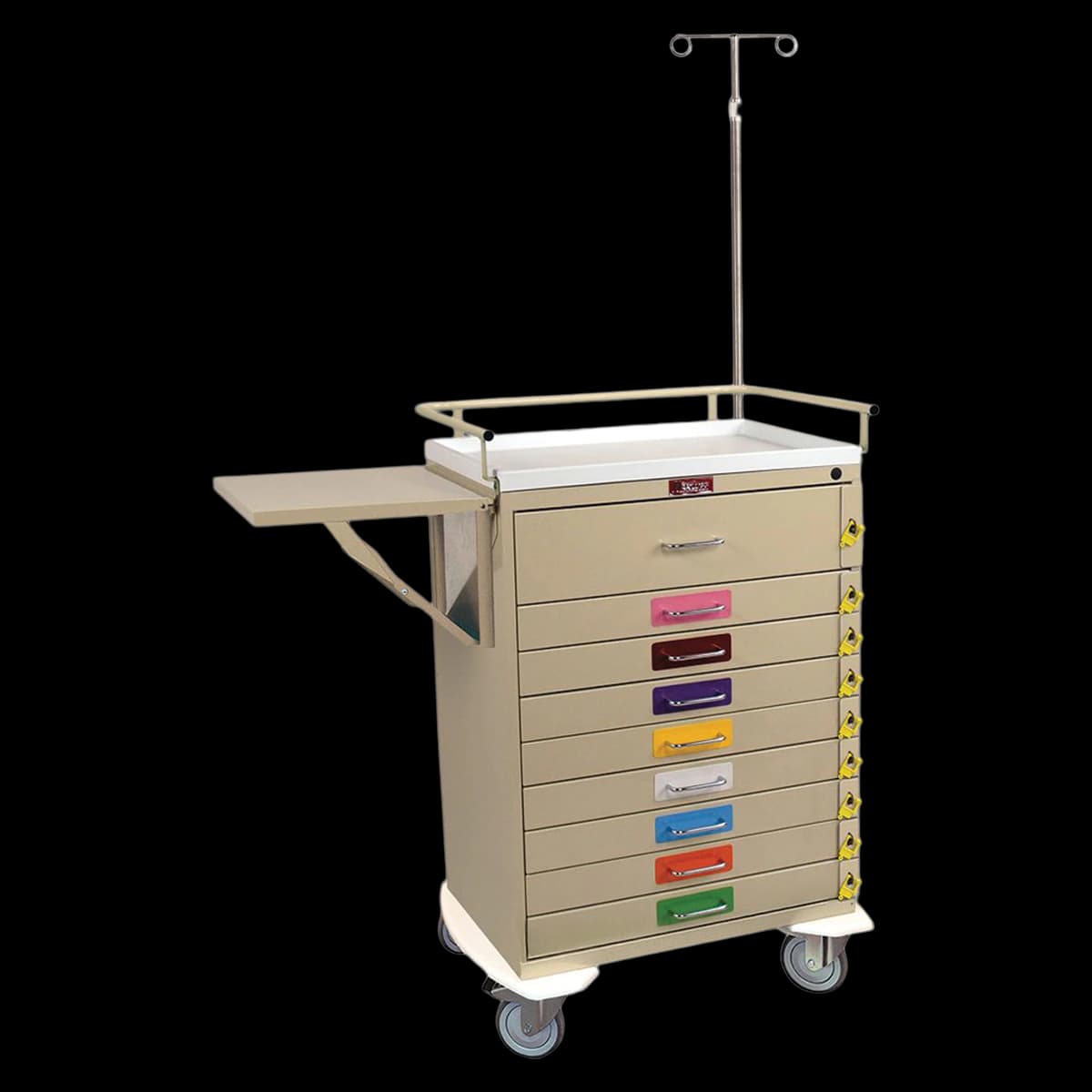 Harloff Manufacturing Emergency Cart, 9-Drawer - Cart Emergency 9Drawer - Image 1