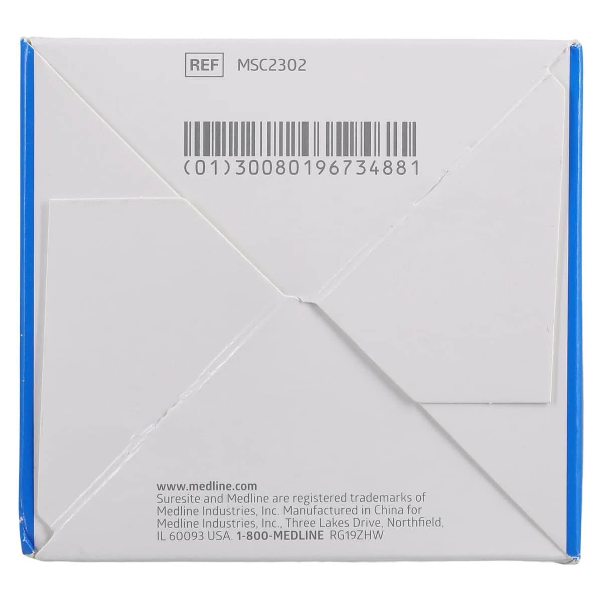Medline Suresite Transparent Window Dressing, 2.375" x 2.75", Sterile, 100/Box thumbnail 6