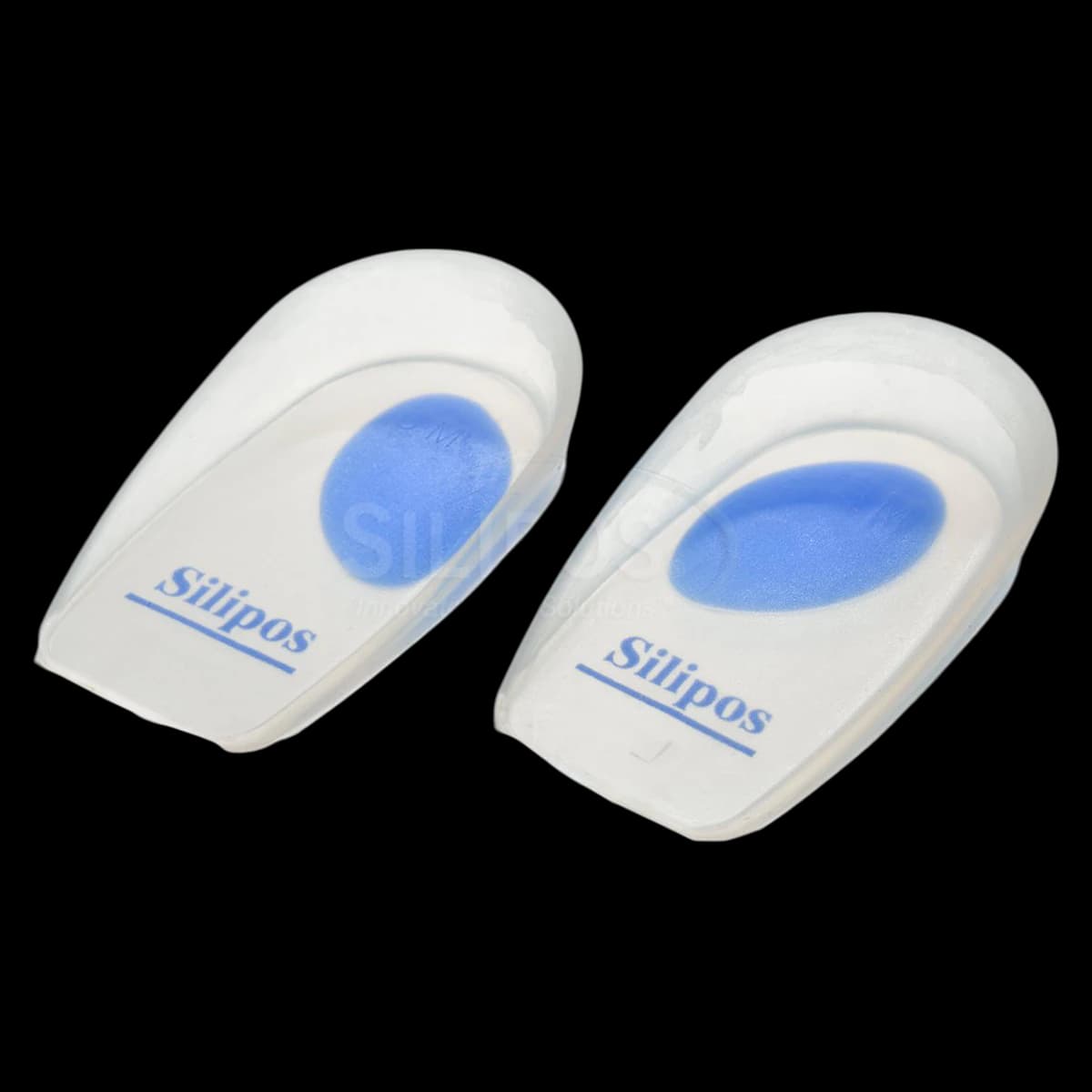 Silipos WonderSpur Heel Cup, Silicone, X-Large (Men's 11+ / Women's 12+), Blue - Heel Cup Wonderspur Blue - Image 1