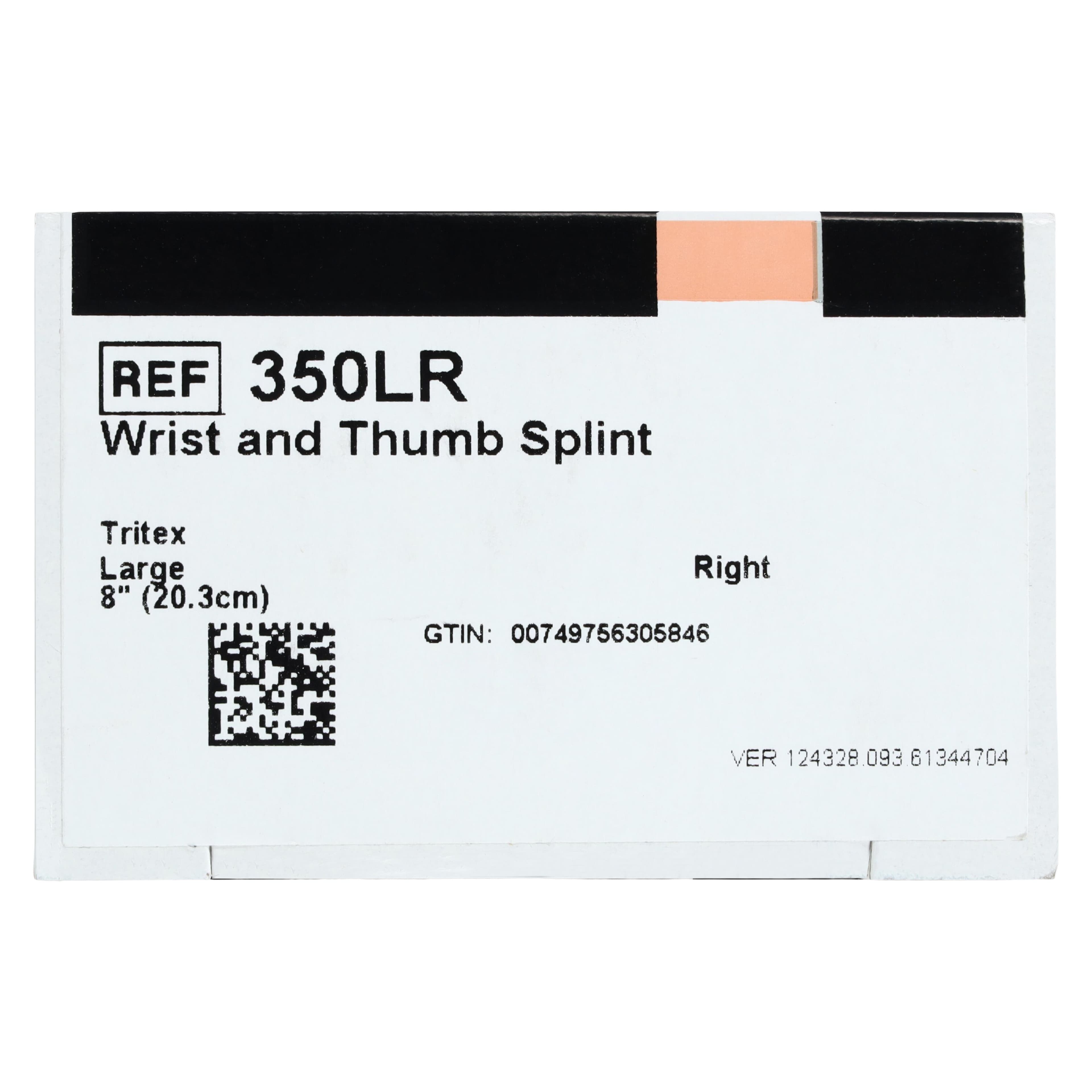 DeRoyal Premium Support Splint Wrist/Thumb, Tri-Tex, Right, Large, 8" thumbnail 7