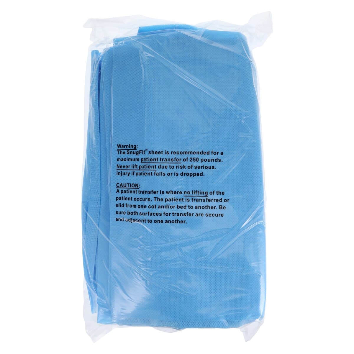 Graham Medical SnugFit Barrier Fitted Sheet, Non-Sterile, 30 in x 84 in, Blue, 50/Case thumbnail 2