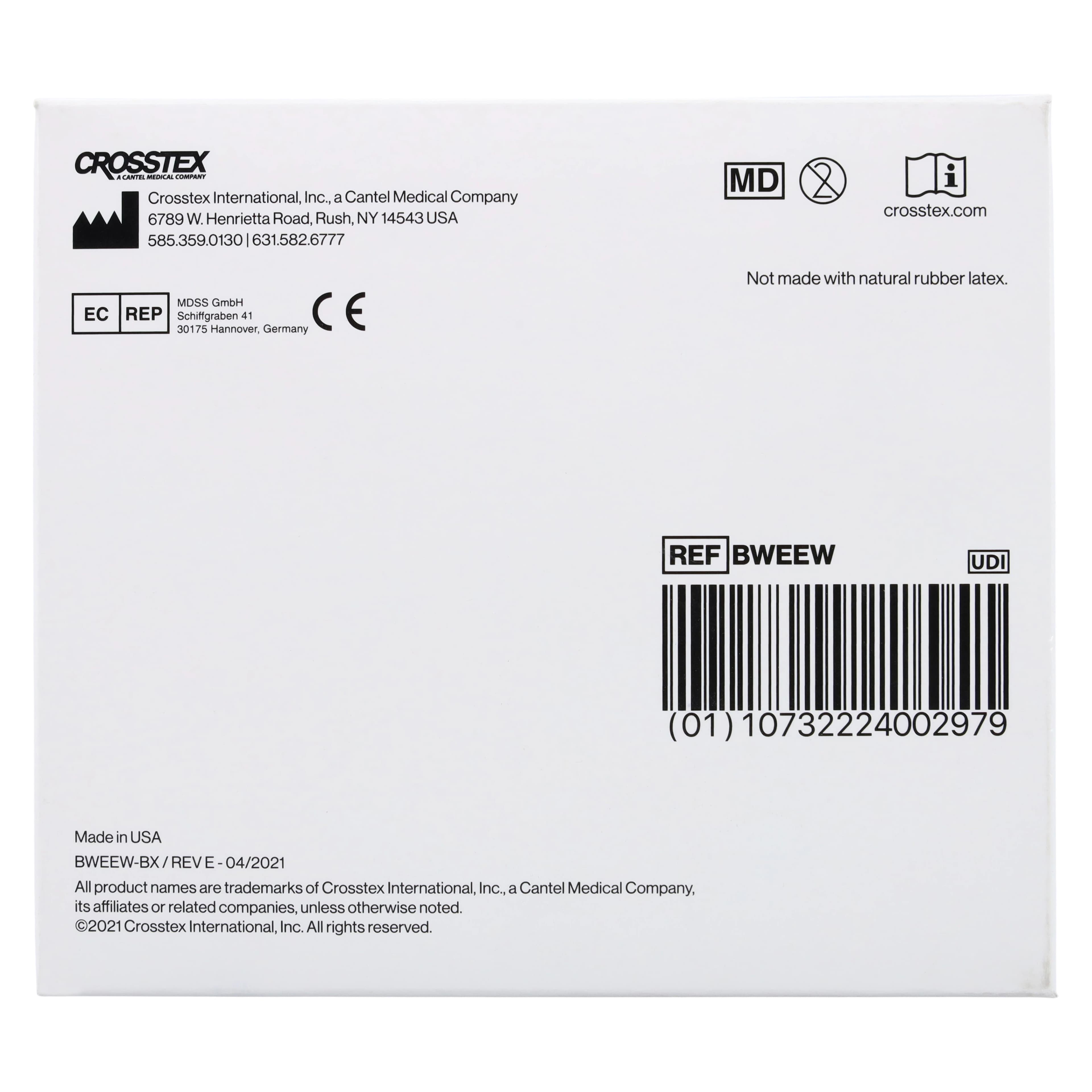 Crosstex Edge-Ease X-Ray Cushions, Small, White, Fits Short Edge of Size 1-2 Film & Sensors, 300/Box, BWEEW thumbnail 3