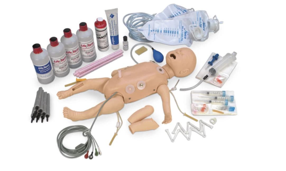 Life/form CRiSis Interactive ECG Training Manikin Infant, Deluxe, 27 lbs, Each - Manikin Crisis Infant Deluxe - Image 1