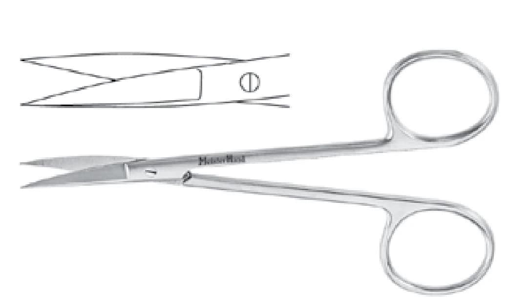 Meister-Hand Iris Scissors, Straight, 4" Stainless Steel thumbnail 2