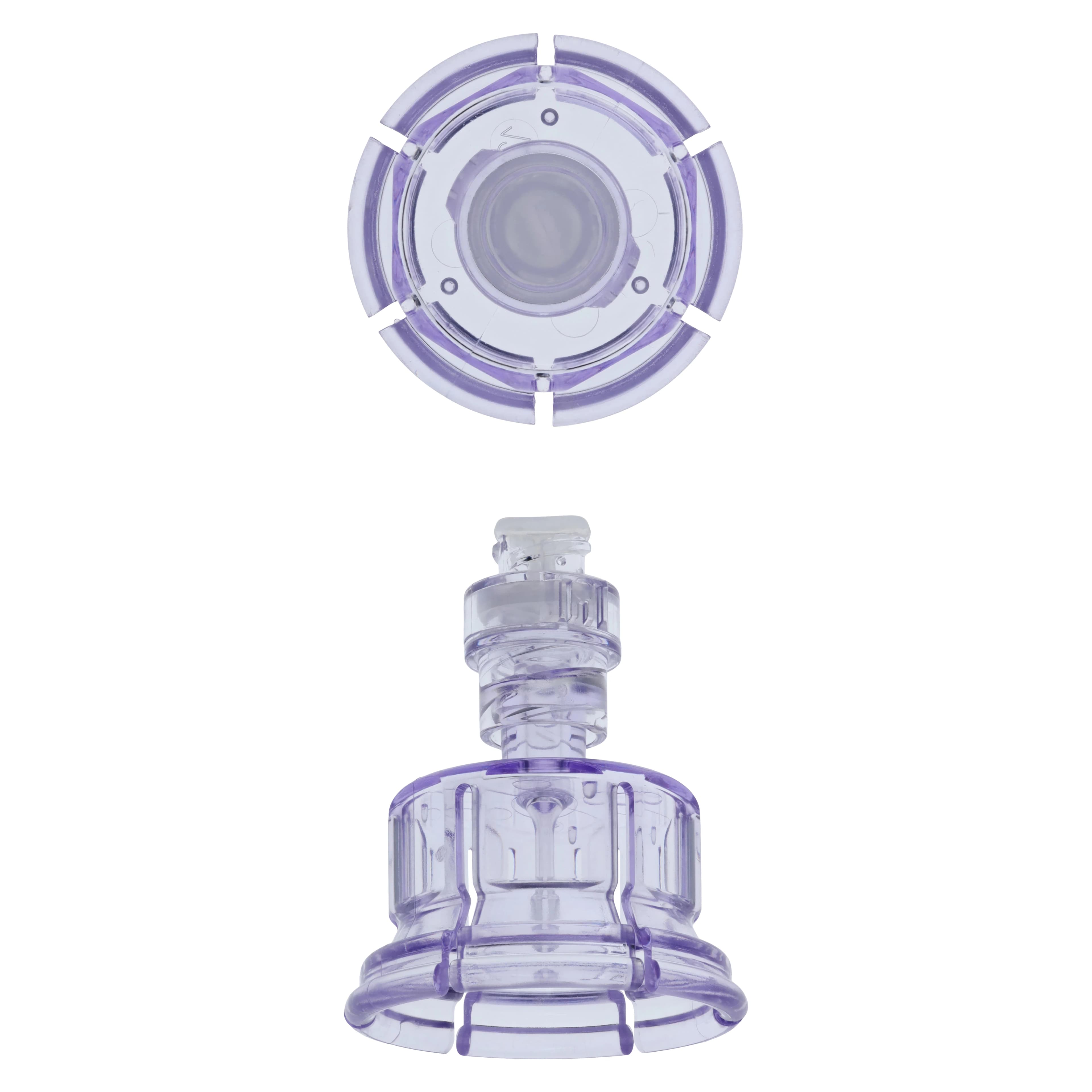 Q-Syte Vial Access Adapter, Needleless, Split Septum, Luer, Sterile, Latex-Free, 100/Case thumbnail 2