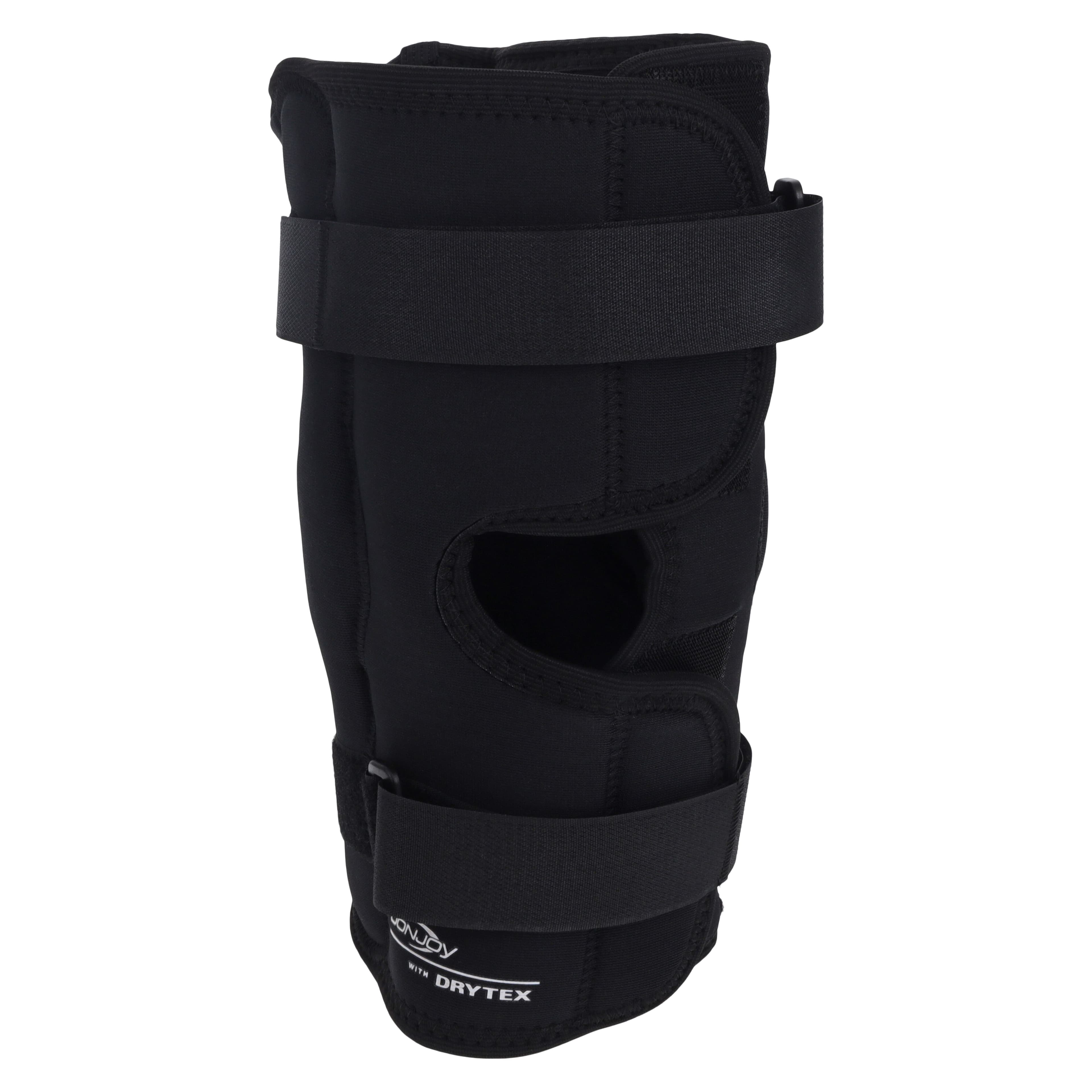 DJO Economy Wraparound Knee Brace, Drytex, Black, Large (21-23.5") thumbnail 3