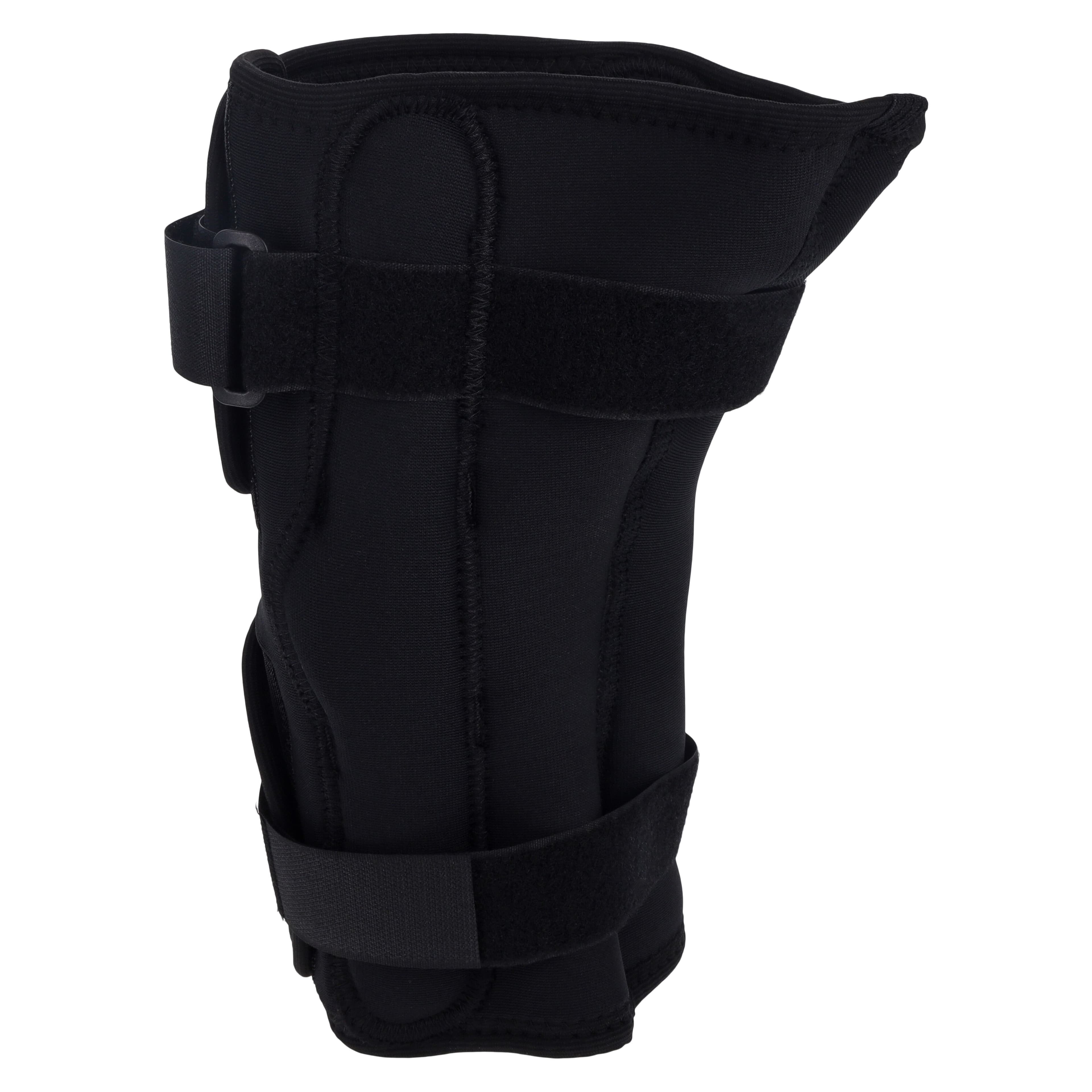 DJO Economy Wraparound Knee Brace, Drytex, Black, Large (21-23.5") thumbnail 4