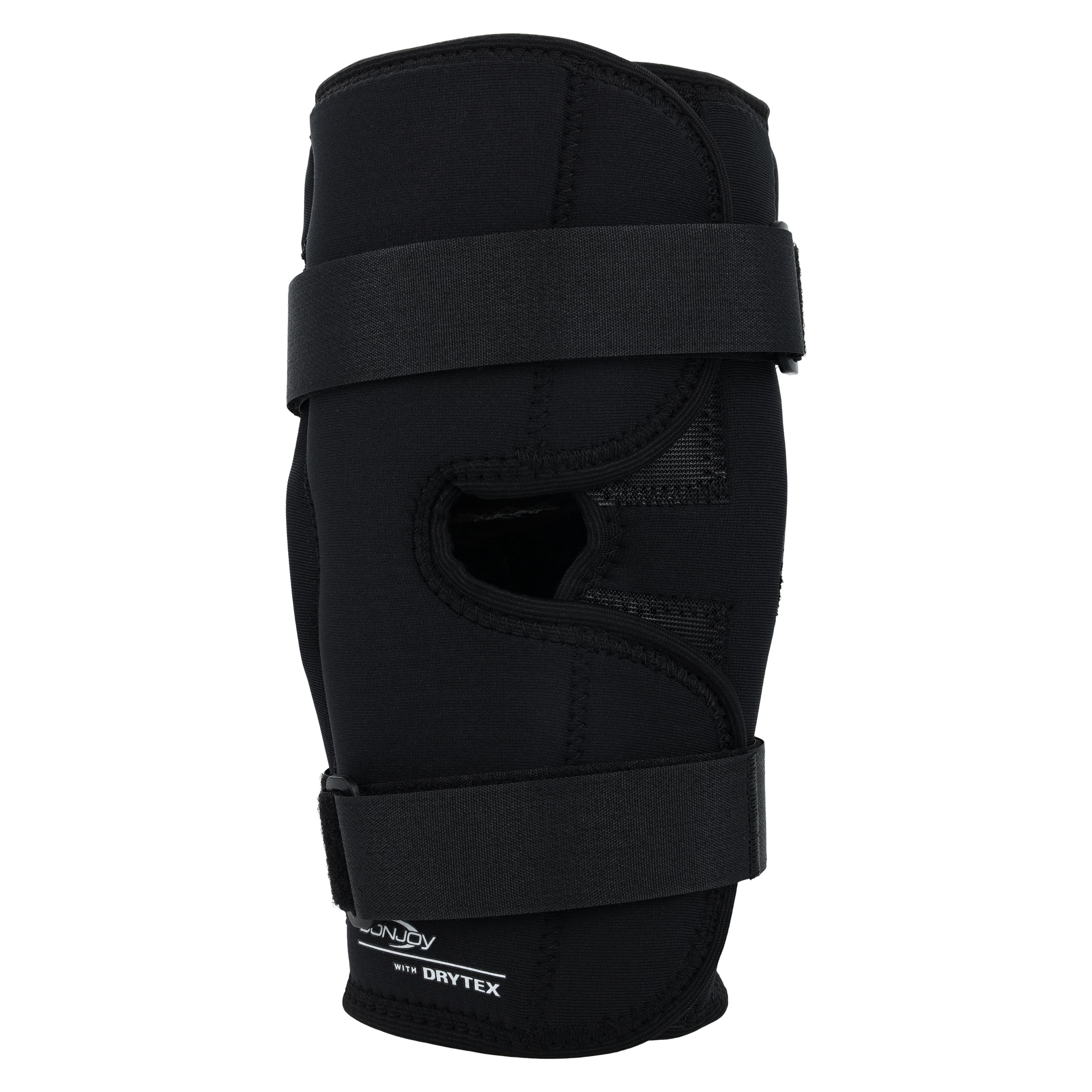 DJO Economy Wraparound Knee Brace, Drytex, Black, X-Large (23.5-26.5") thumbnail 3