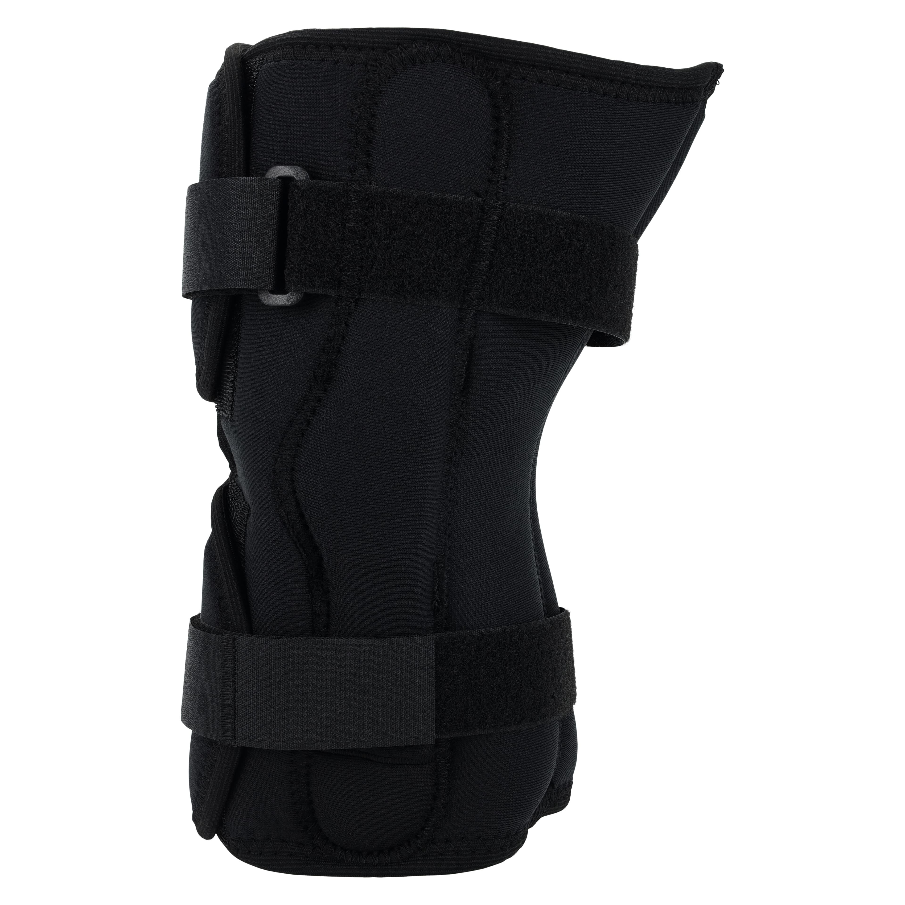DJO Economy Wraparound Knee Brace, Drytex, Black, X-Large (23.5-26.5") thumbnail 4
