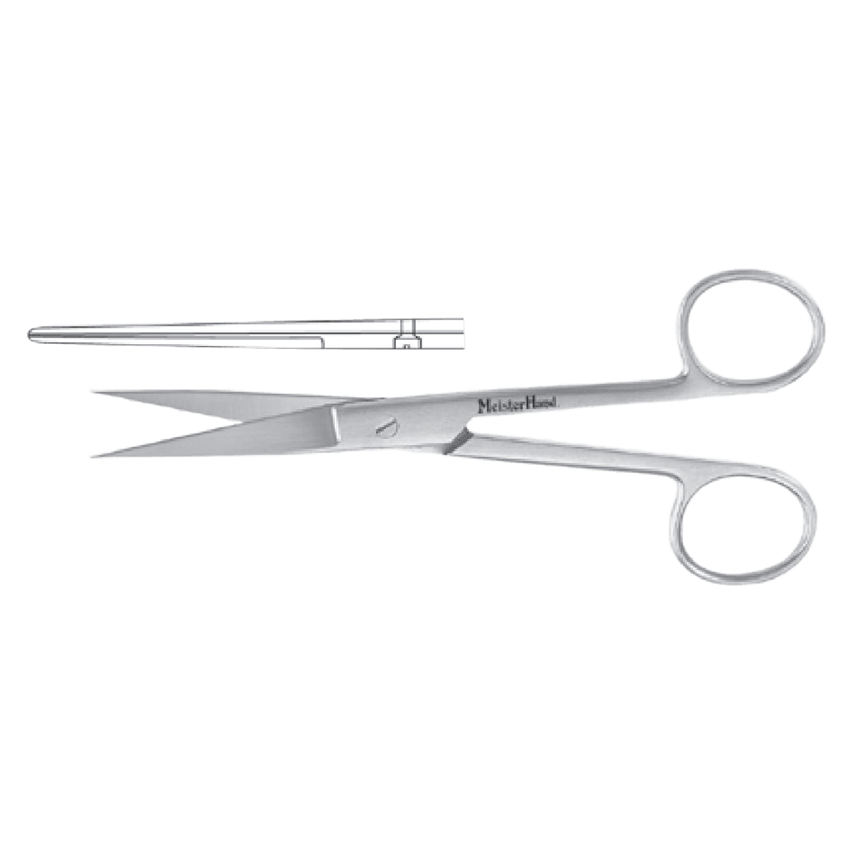 Meister-Hand Operating Scissors, Straight, 5-1/2" (14 cm), Stainless Steel - Scissors OR 5-1/2" Str Sharp - Image 1