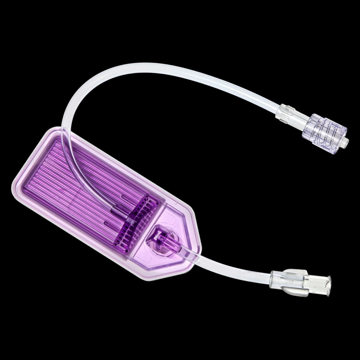 B. Braun IV Extension Set with 5.0 Micron Air Eliminating Filter, Injection Site, 10" Length, Female Luer Lock to SPIN-LOCK Male Connector, Non-DEHP, Sterile, Clear, 50/Case - Ext Set Filter - Image 1