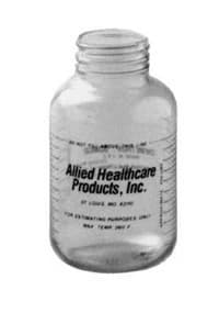 Gomco Collection Bottle for Aspirators, Polycarbonate, 1200mL, Clear, 1/2 Gallon - Bottle Clt Plst 1/2Gal Clr - Image 1